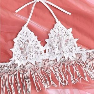 SEXY CROCHET TASSEL BRALETTE ! New!